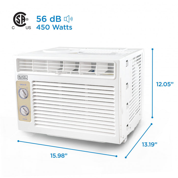 Black+Decker 5,000 BTU Window Air Conditioner - BD05MWT6 