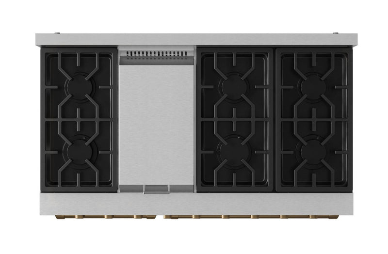 Gordon Ramsay Collection by Thor Kitchen 48\" Freestanding Professional Gas Range - RSG48E-BRZ