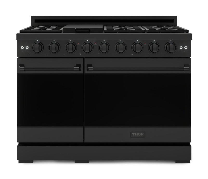 Gordon Ramsay Collection by Thor Kitchen 48\" Freestanding Professional Gas Range - RSG48EB