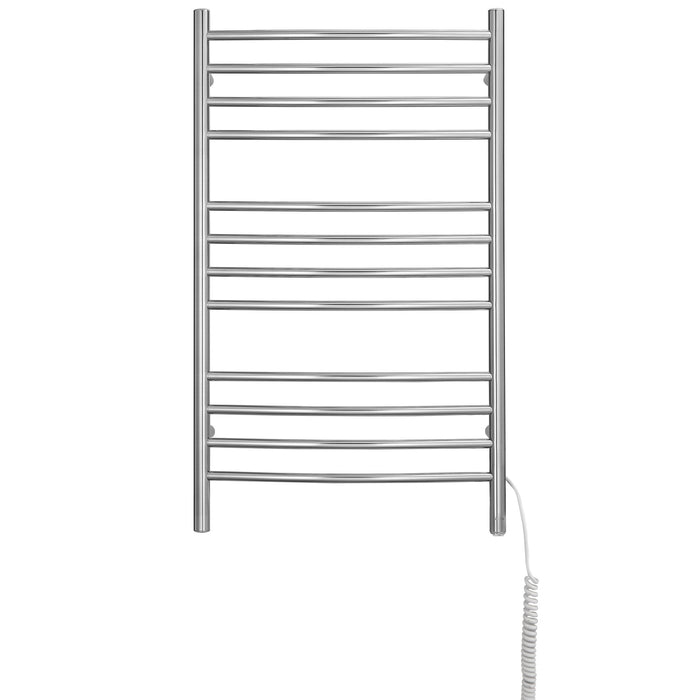 Ancona Lustra Dual 12 Curved-Bar Hardwired and Plug-In Towel Warmer - AN-5342 
