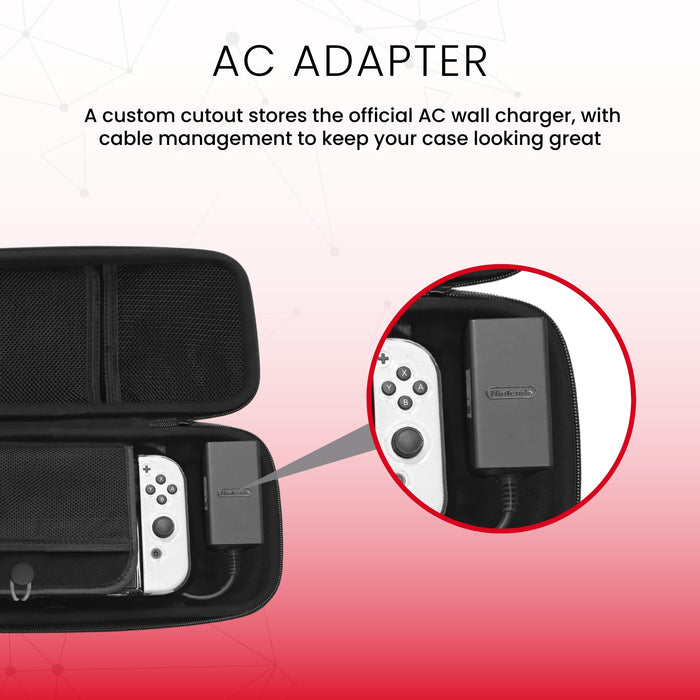 Surge Nintendo Switch OLED System Dark Grey Case