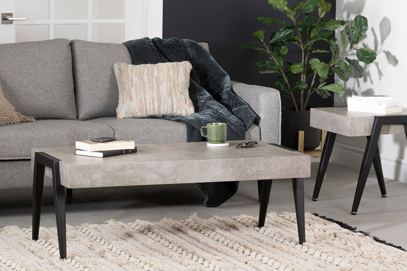 City Life Square End Table - Concrete 
