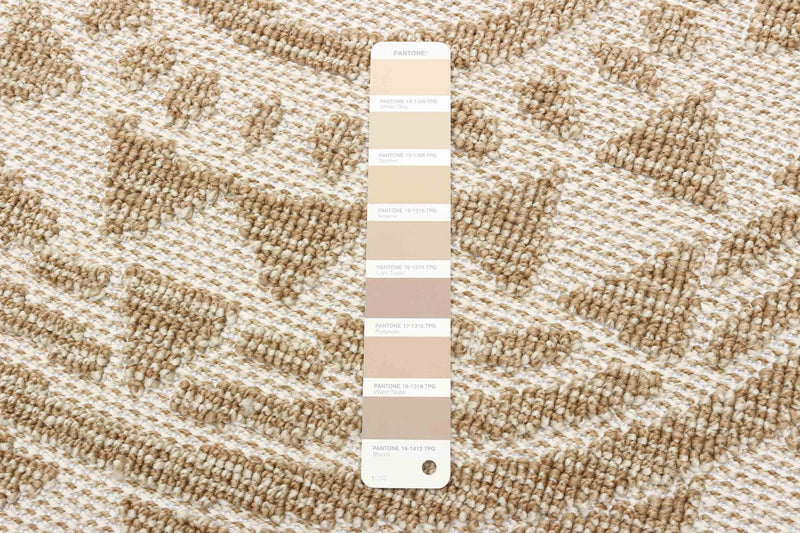 Simcha Taupe Area Rug - 8'0\" x 8'0\"