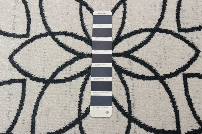 Terali Ivory Machine Washable Area Rug - 2'6\" x 8'0\"