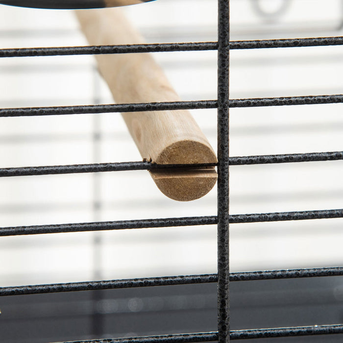 Pawhut 61.5 Inch Bird Cage Parakeet House For Cockatiel With Stand, Pull Out Tray, Play Top, Storage