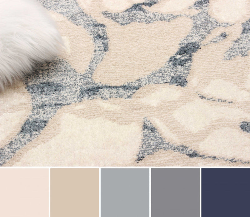 Azalea Ivory Area Rug - 5'0\" X 8'0\"  