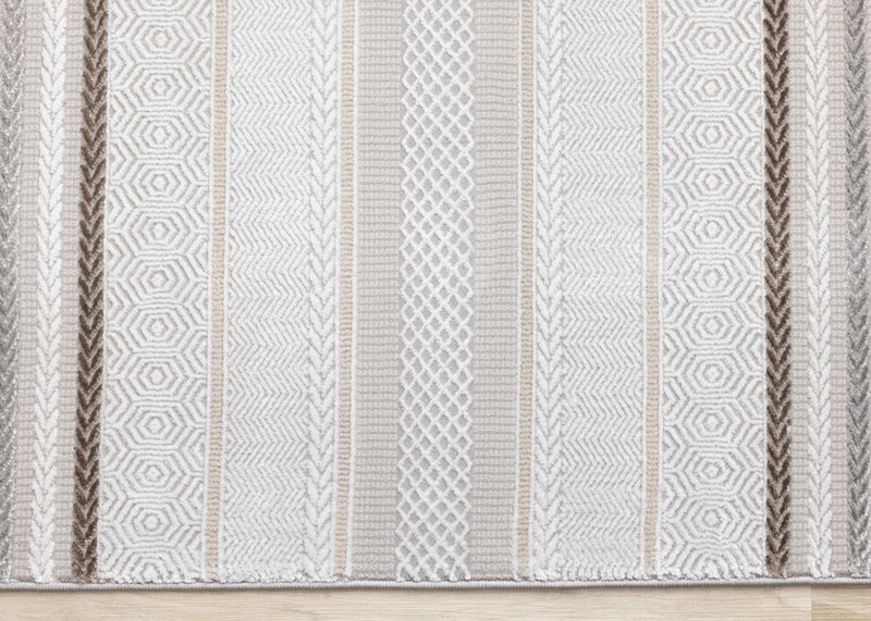 London Striped Indoor Area Rug - 5'3\" x 7'7\"