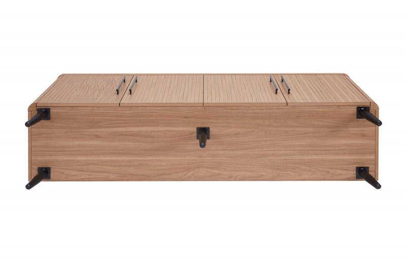 Jodie Mid-Century Modern 65\" Fluted Sideboard in Maple Buffet 