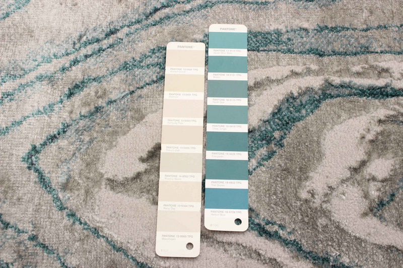 Zhara Teal Area Rug - 8'0\" x 10'0\"