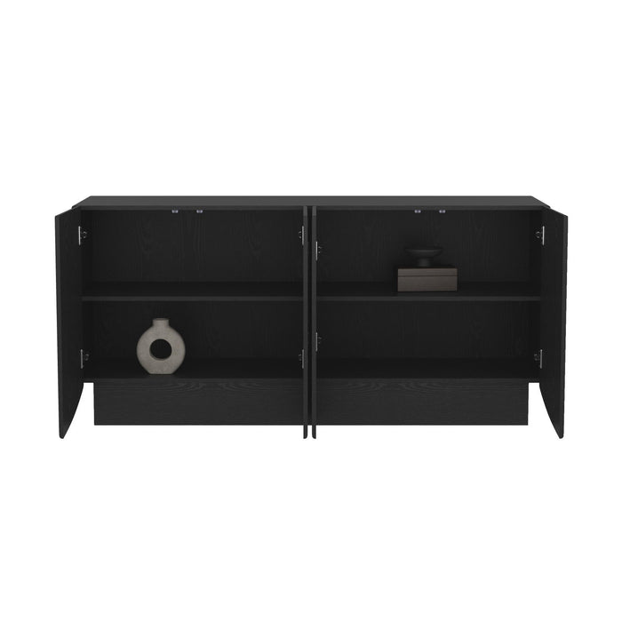 Ardea Contemporary 60\" Sideboard in Black Buffet 