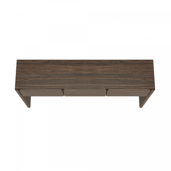 Linda Modern Console Table in Walnut Brown Hall Table 