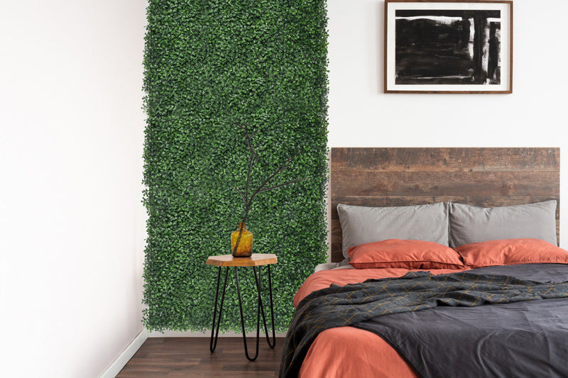 Artificial Boxwood 20\"x 20\" Foliage Panel 4 Pieces 