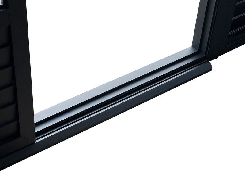 Florence - Wall Mounted Solarium 8x12 Polycarbonate Roof In Black