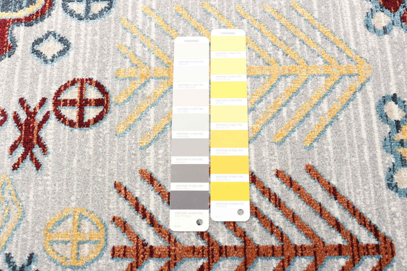 Gypsy Grey Machine Washable Area Rug - 5'0\" x 7'0\"