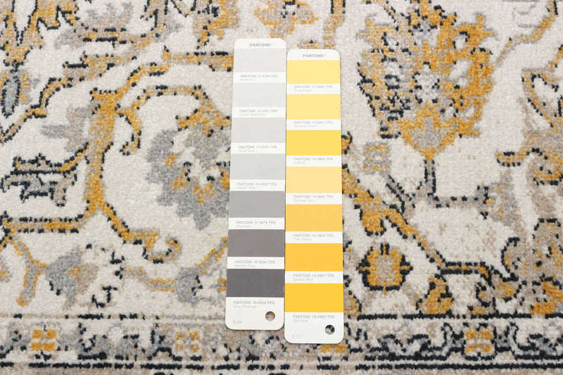 Legacy Ivory Machine Washable Area Rug - 5'0\" x 7'0\"