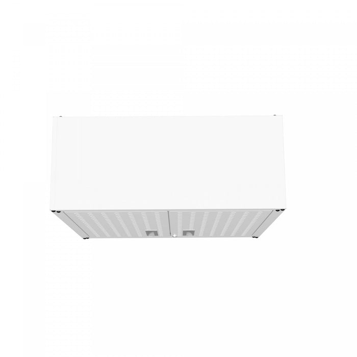 Fortress Modern 30\" Floating Garage Cabinet in White - Set of 2 Garage Storage 
