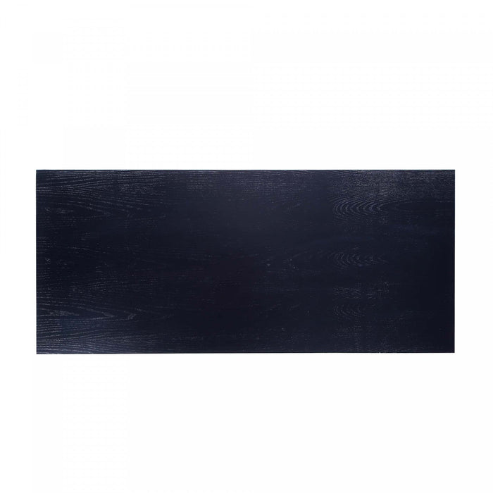 Rockaway Modern Industry Chic 71\" Dining Table in Black 