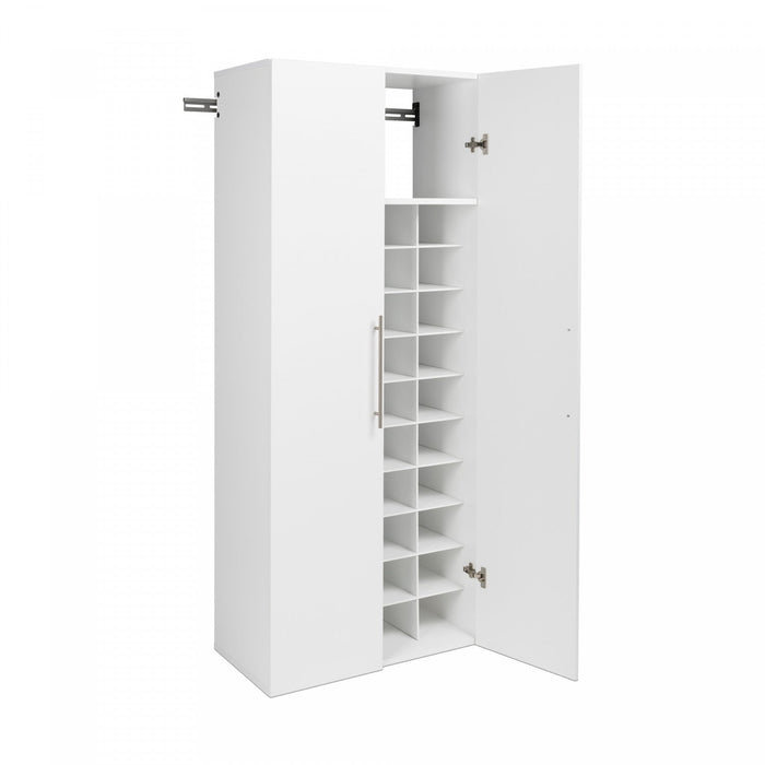 Hangups 40-shoe Cubby Storage Cabinet - White 