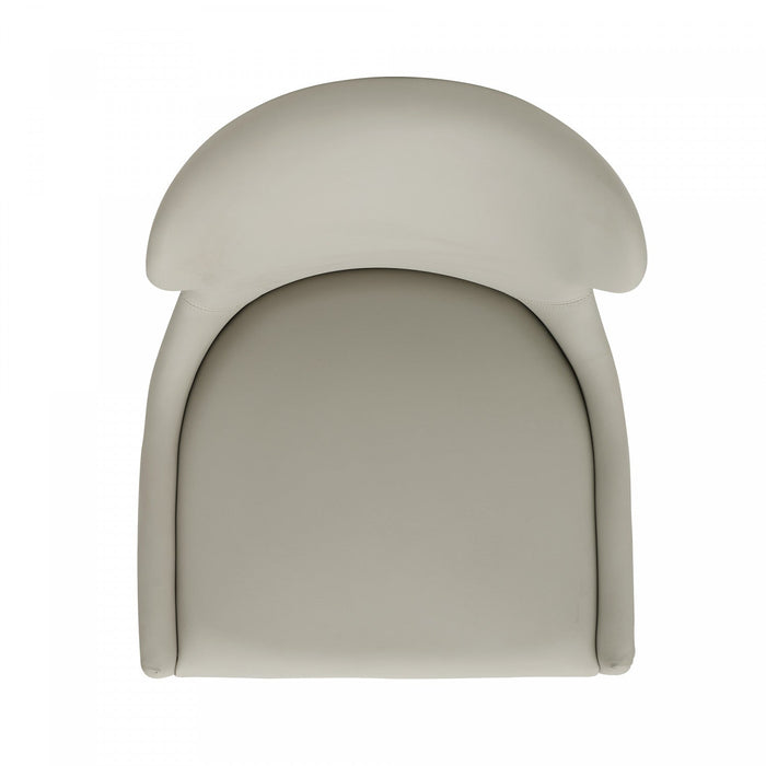 Blair Modern Wood Upholstered Counter Stool in Stone - Set of 3 Bar Stool 