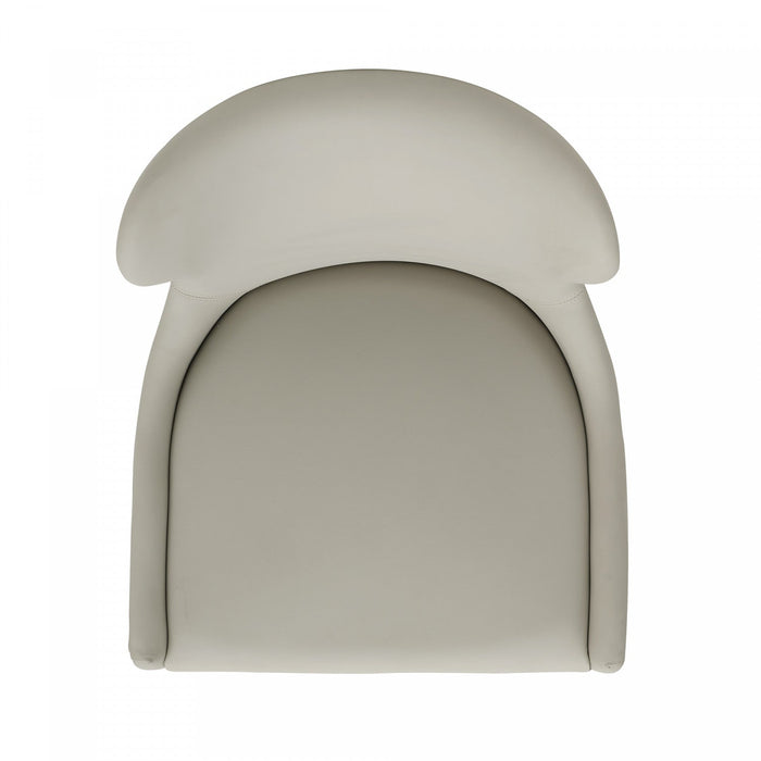 Blair Modern Wood Upholstered Barstool in Stone 