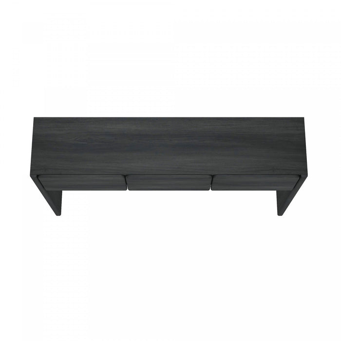 Linda Modern Console Table in Charcoal Gray Hall Table 