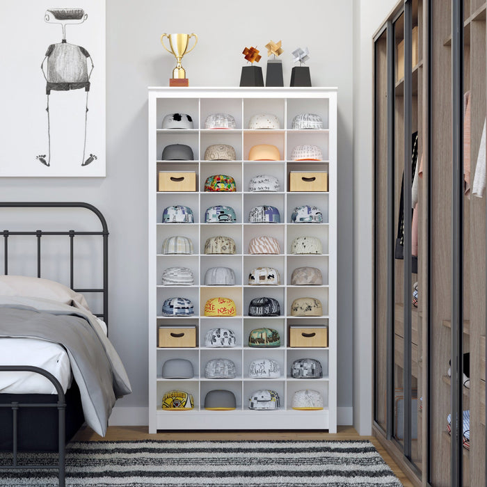 Prepac 40 Pair Shoe Storage Rack - White