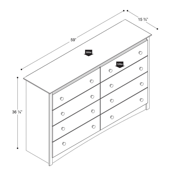 Fremont 8-Drawer Dresser - Espresso