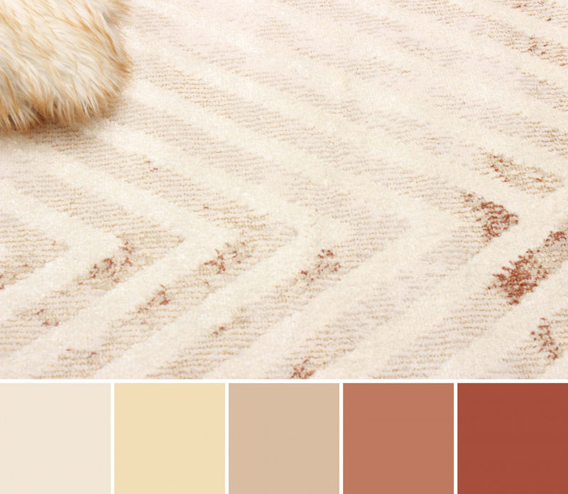 Lana Ivory Area Rug - 5'0\" X 8'0\" 