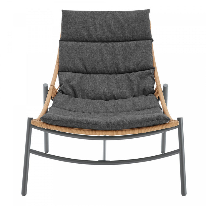 Sunset Modern 3-Piece Conversation Set in Gray 