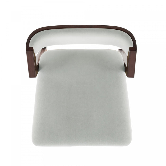 Patricia Modern Wood Upholstered Barstool in White Glacier Bar Stool 