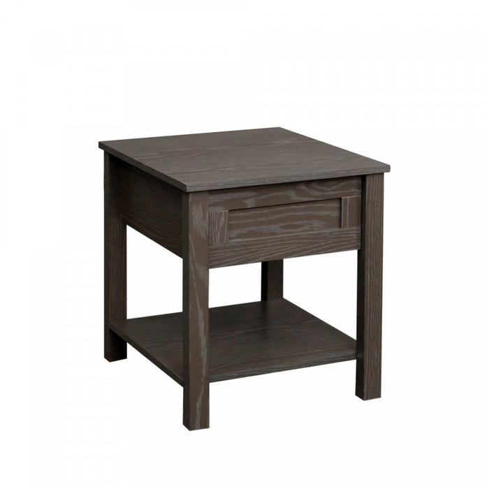 Strauss Lift-top Coffee & End Table Grey, Set Of 2 Occasional Table Package 