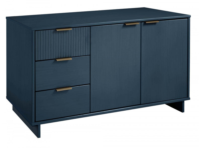 Granville Modern 55\" Sideboard in Midnight Blue Buffet 
