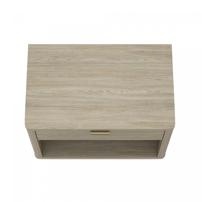Evelyn Modern 32\" Nightstand in Natural (1-Drawer) 