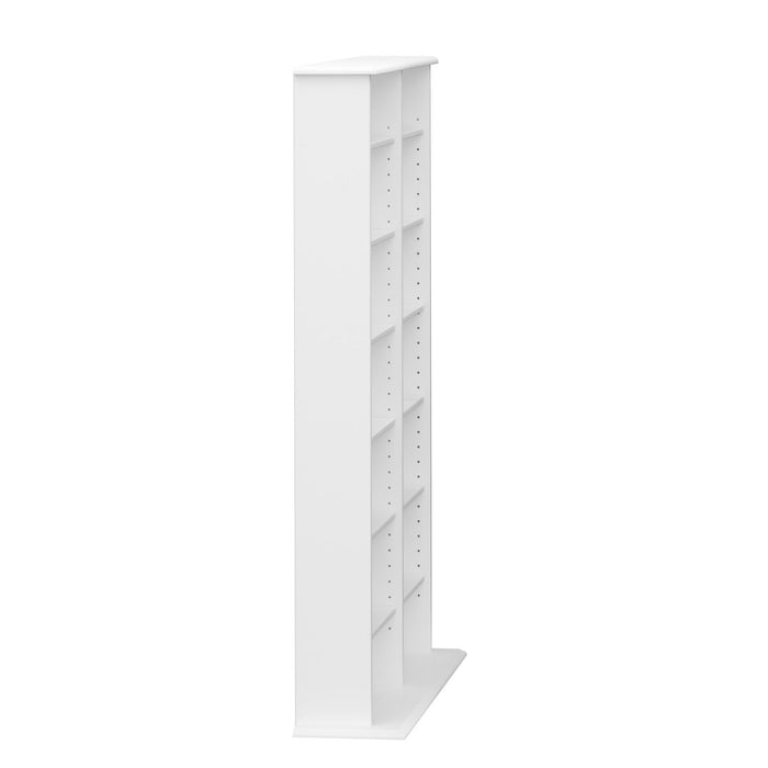 Prepac Double Width Wall Storage Bookcase - White