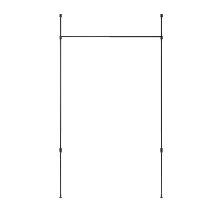 Umbra Anywhere Matte Black Expandable Curtain Rod and Room Divider - 36\"-66\" 