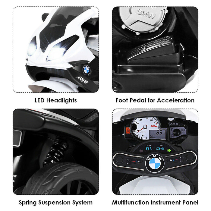 Kids Ride On Motorcycle Bmw Licensed 6v Electric 3 Wheels Bicycle W/ Music&light