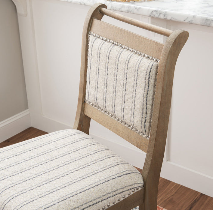 Emmy Fabric Barstool - Grey
