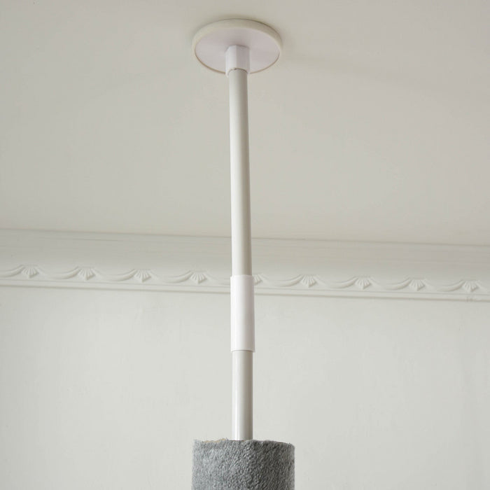 Pawhut 4-tier Floor To Ceiling Cat Tree, Tall Cat Tower With Scratching Post, Plush Padding, Toy Bal
