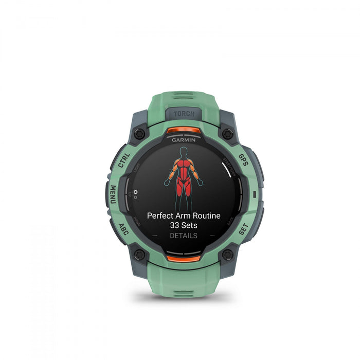 Garmin Instinct 3 Amoled Smartwatch 45 Mm - Rugged Military Spec 810, Compass, Barometric Altimeter 
