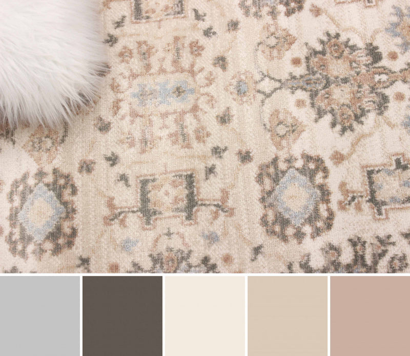 Gloria Ivory Runner Area Rug - 2'8\" X 8'2\"   