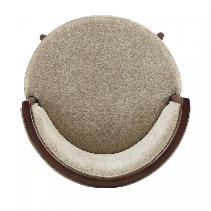 Evalyn Modern Wood Upholstered Counter Stool in Natural 