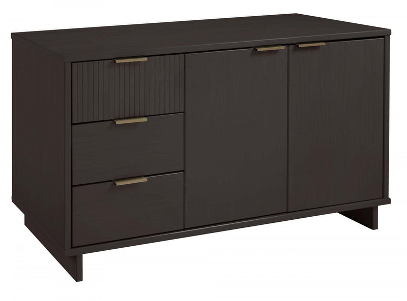 Granville Modern 55\" Sideboard in Charcoal Gray Buffet 
