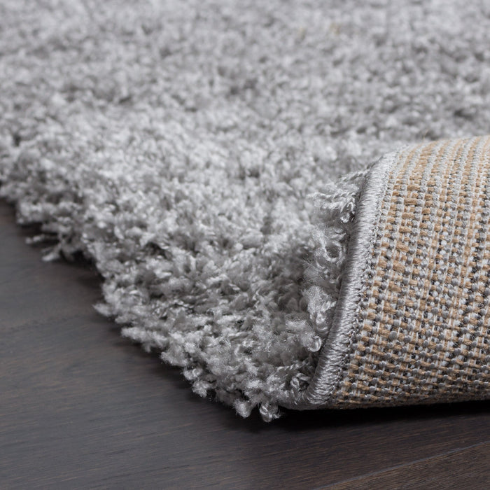 Victoria Light Grey Shag 3 x 5 Area Rug