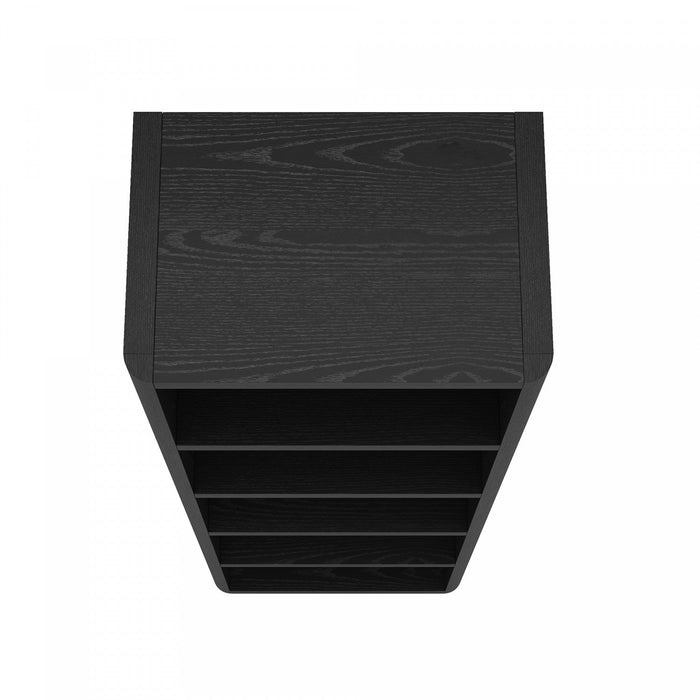 Rivington Modern 28\" Open Bookcase in Black 