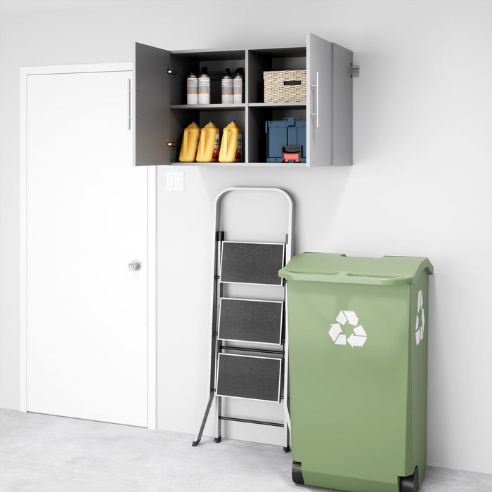 Hangups 36\" Upper Storage Cabinet - Light Grey