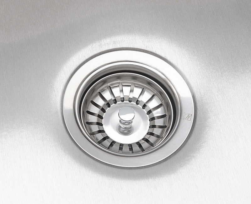 Ancona Tusca Series 33\" 60/40 Dual Mount Kitchen Sink - AN-3342