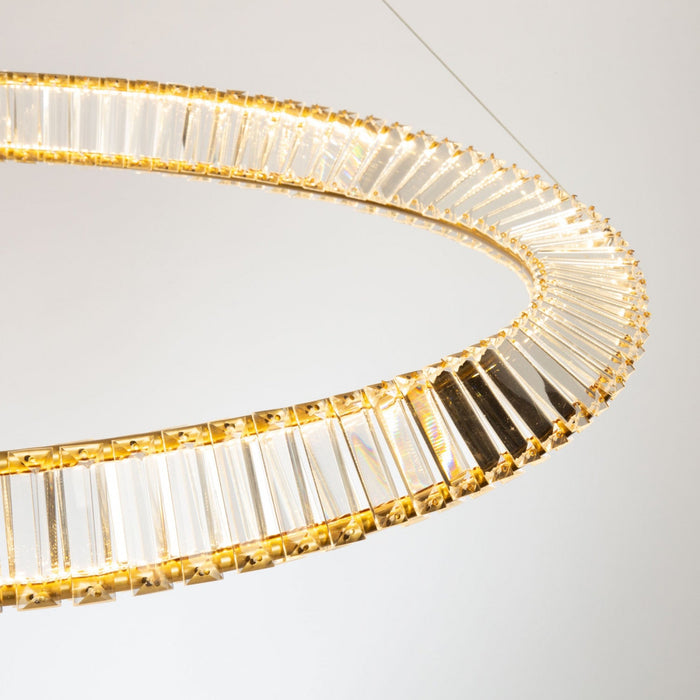 Stella 60 W LED Brushed Brass Pendant 