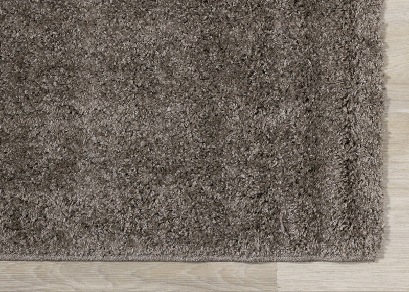 Brooklyn Taupe Shag Area Rug - 5'3\" x 7'7\"