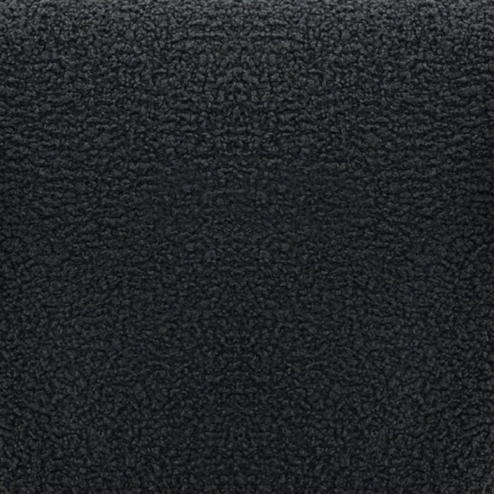 Darian Modern Boucle Lounge Chair in Black - Set of 2 