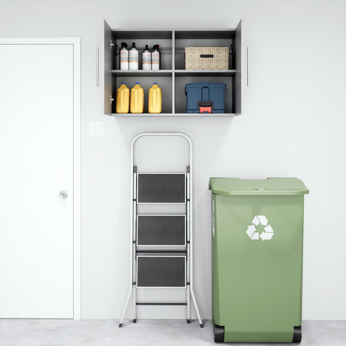 Hangups 36\" Upper Storage Cabinet - Light Grey